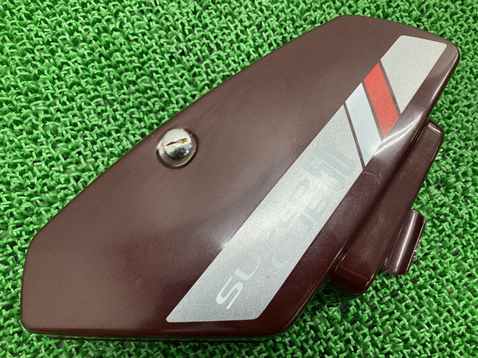 スーパーカブ50カスタム サイドカバー 右 ワインM ホンダ 純正 中古 C50 Zu