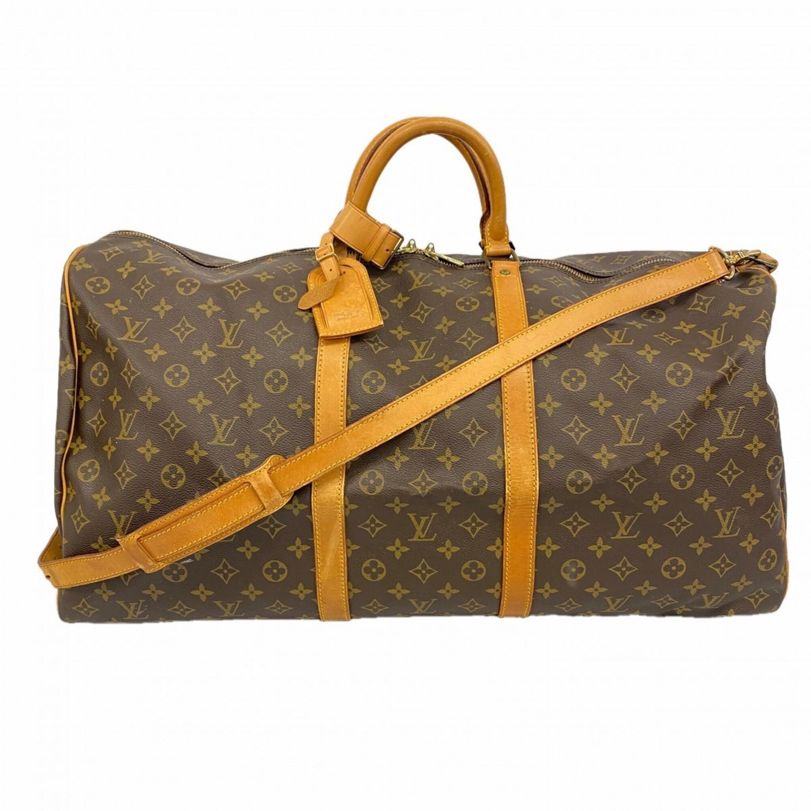 ルイ・ヴィトン(Louis Vuitton) ルイ・ヴィトン バッグ・ボストンバッグ モノグラム キーポルバンドリエール60 M41412 ブラウンメンズ レディース