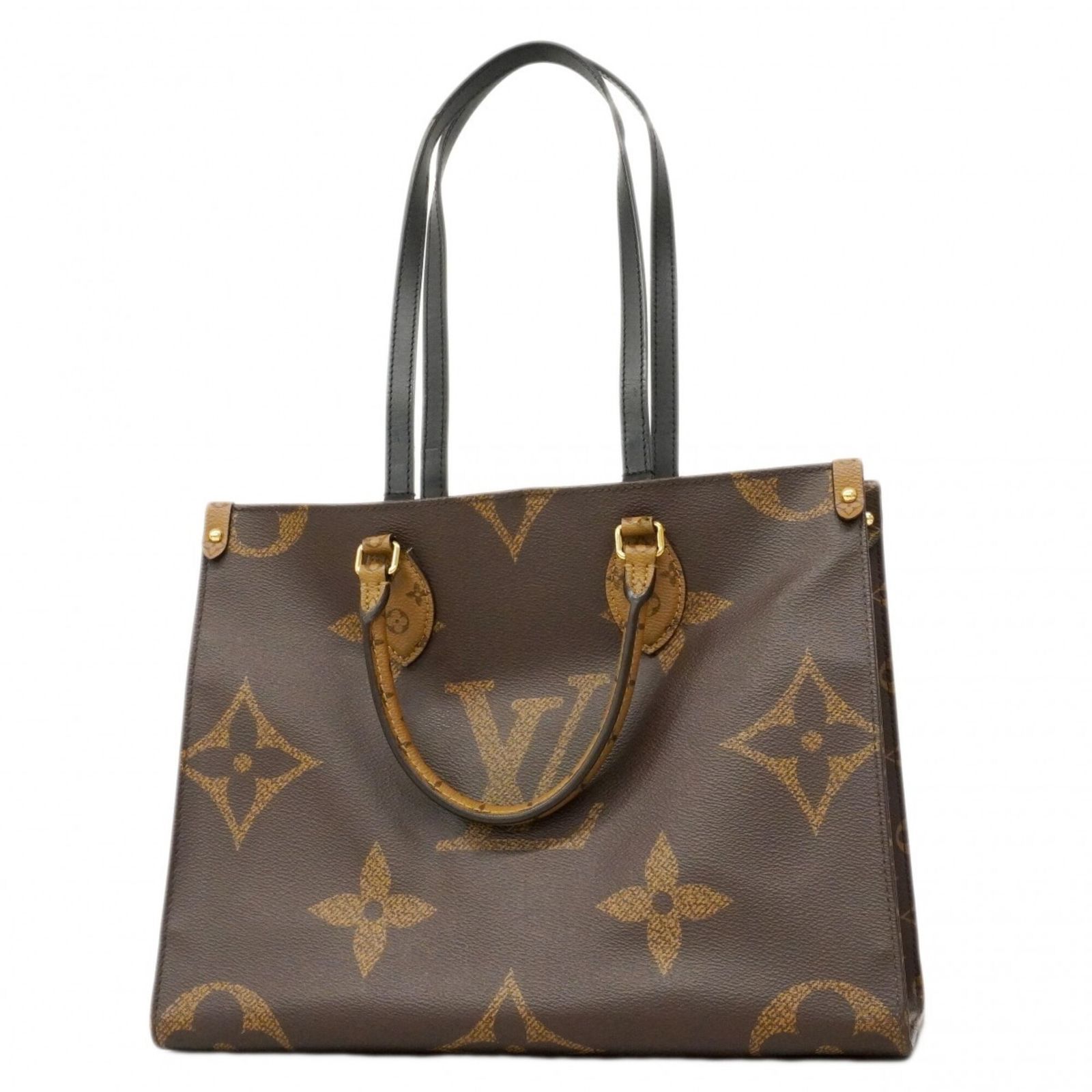 ルイ・ヴィトン(Louis Vuitton) ルイ・ヴィトン トートバッグ モノグラム・ジャイアント リバース オンザゴーMM M45321 ブラウン 2wayバッグレディース
