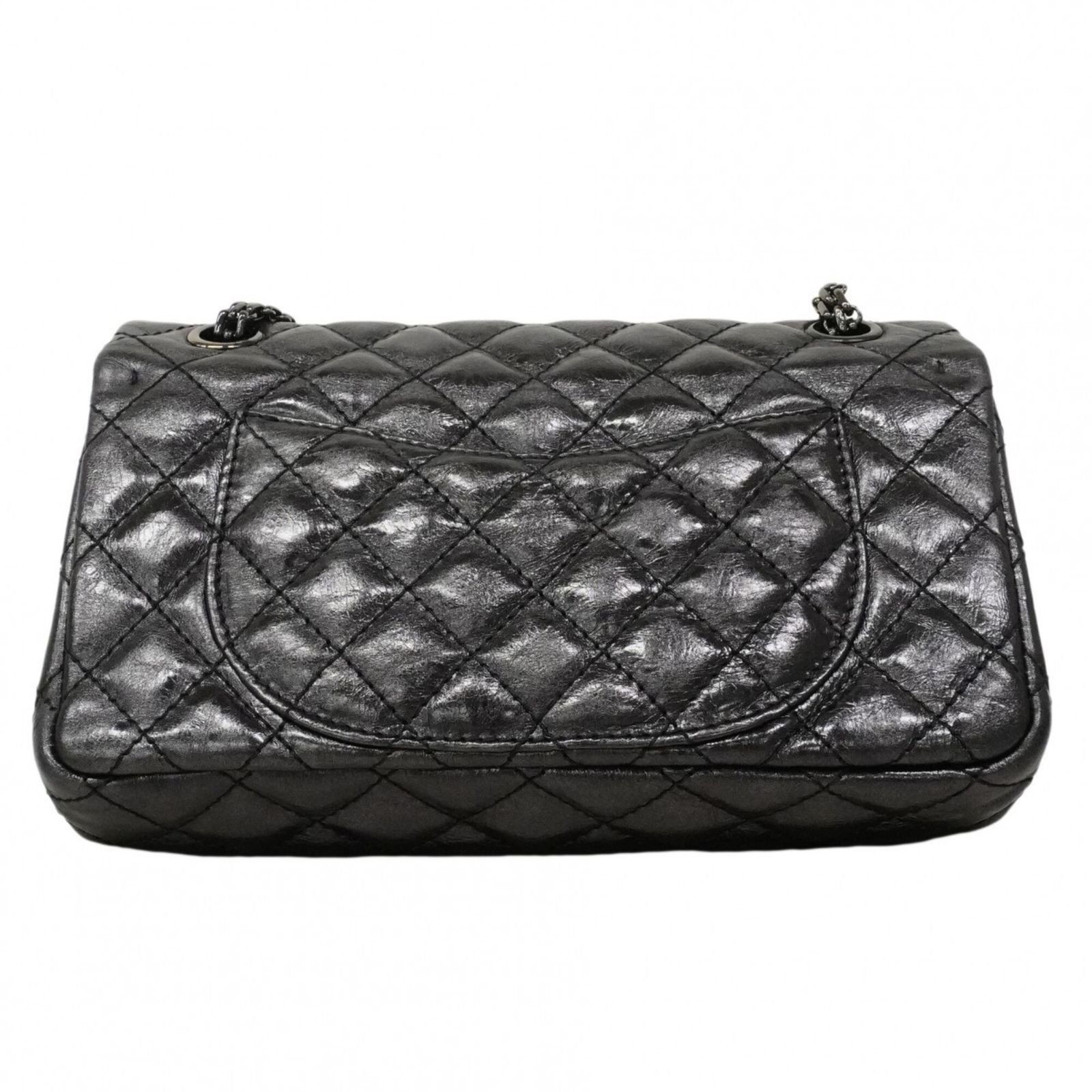 シャネル(Chanel) シャネル ショルダーバッグ 2.55 Wチェーン カーフ 
