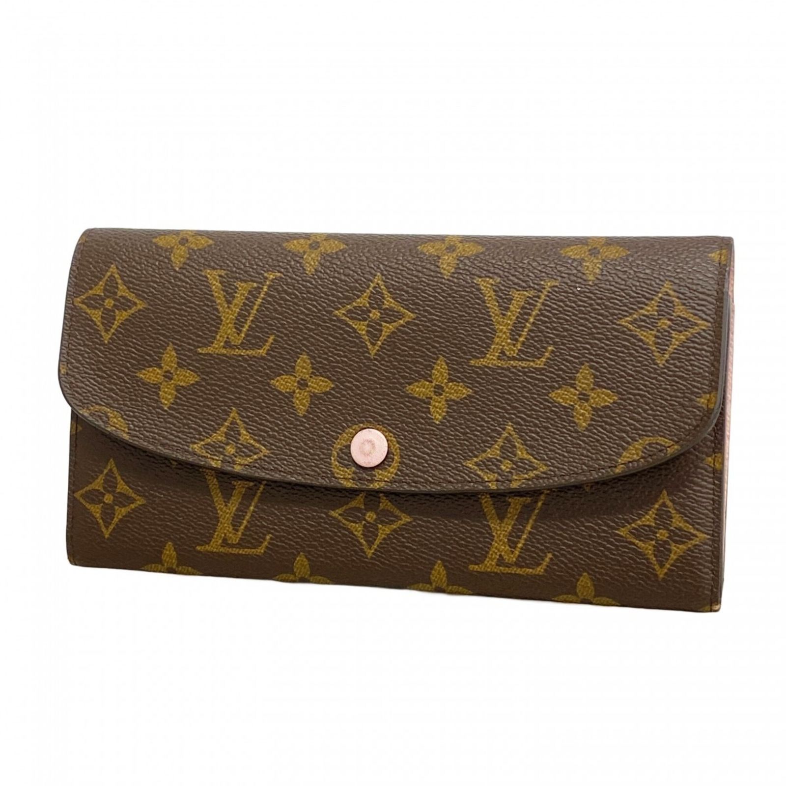 ルイ・ヴィトン(Louis Vuitton) ルイ・ヴィトン 長財布 モノグラム ポルトフォイユ エミリー M61289 ブラウン ローズバレリーヌレディース