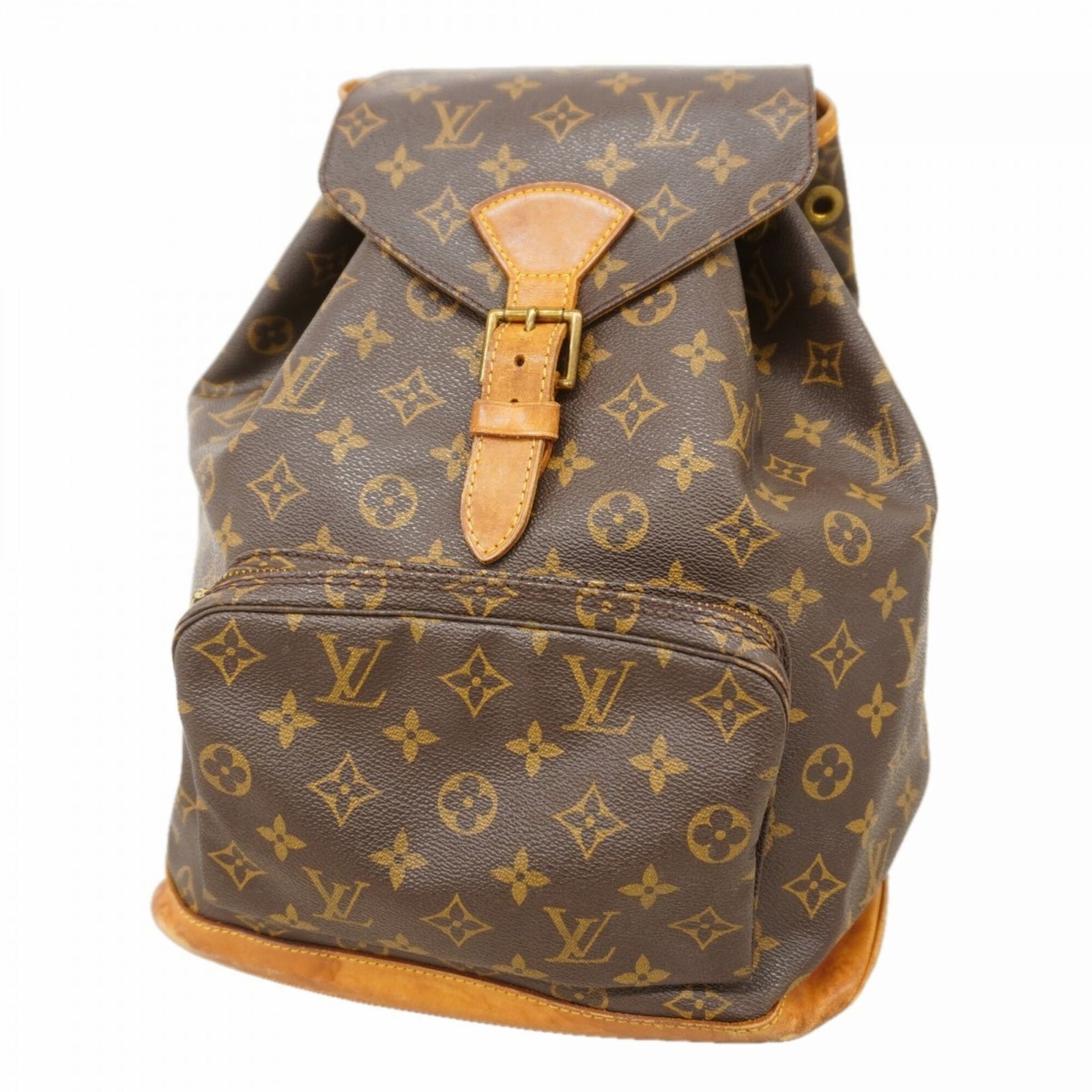 ルイ・ヴィトン(Louis Vuitton) ルイ・ヴィトン リュック・デイパック モノグラム モンスリGM M51135 ブラウンレディース