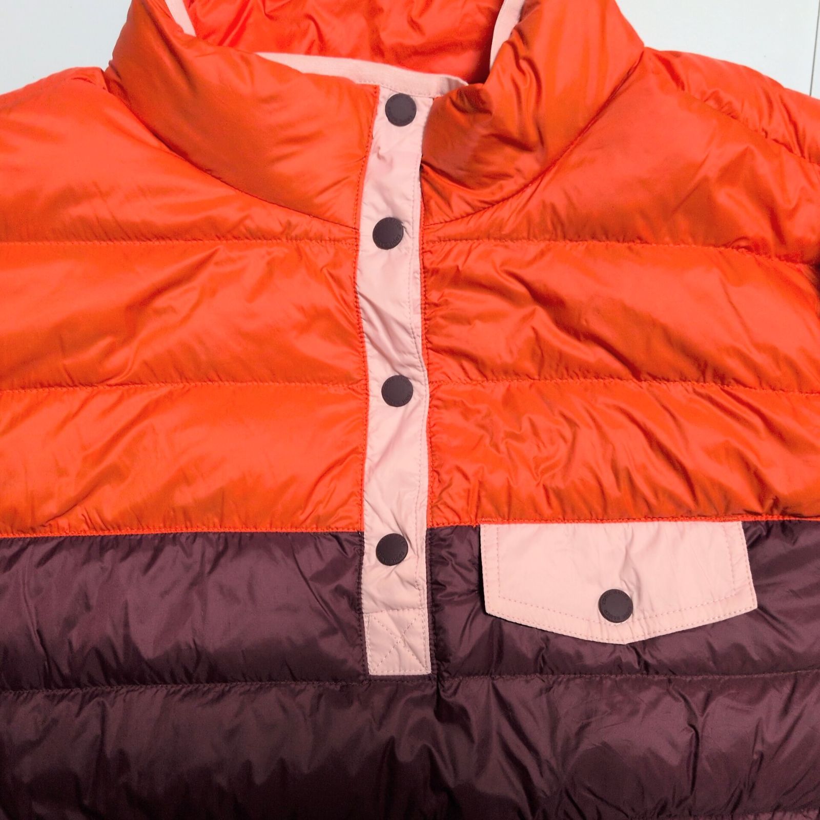 エディバウアー ダウンジャケット L オレンジ EB650 L.L.Bean ダウン 