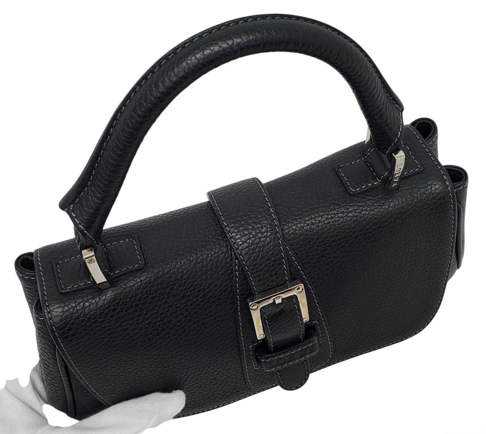 未使用【ロエベ LOEWE】センダ ハンドバッグ◇パーティ フォーマル