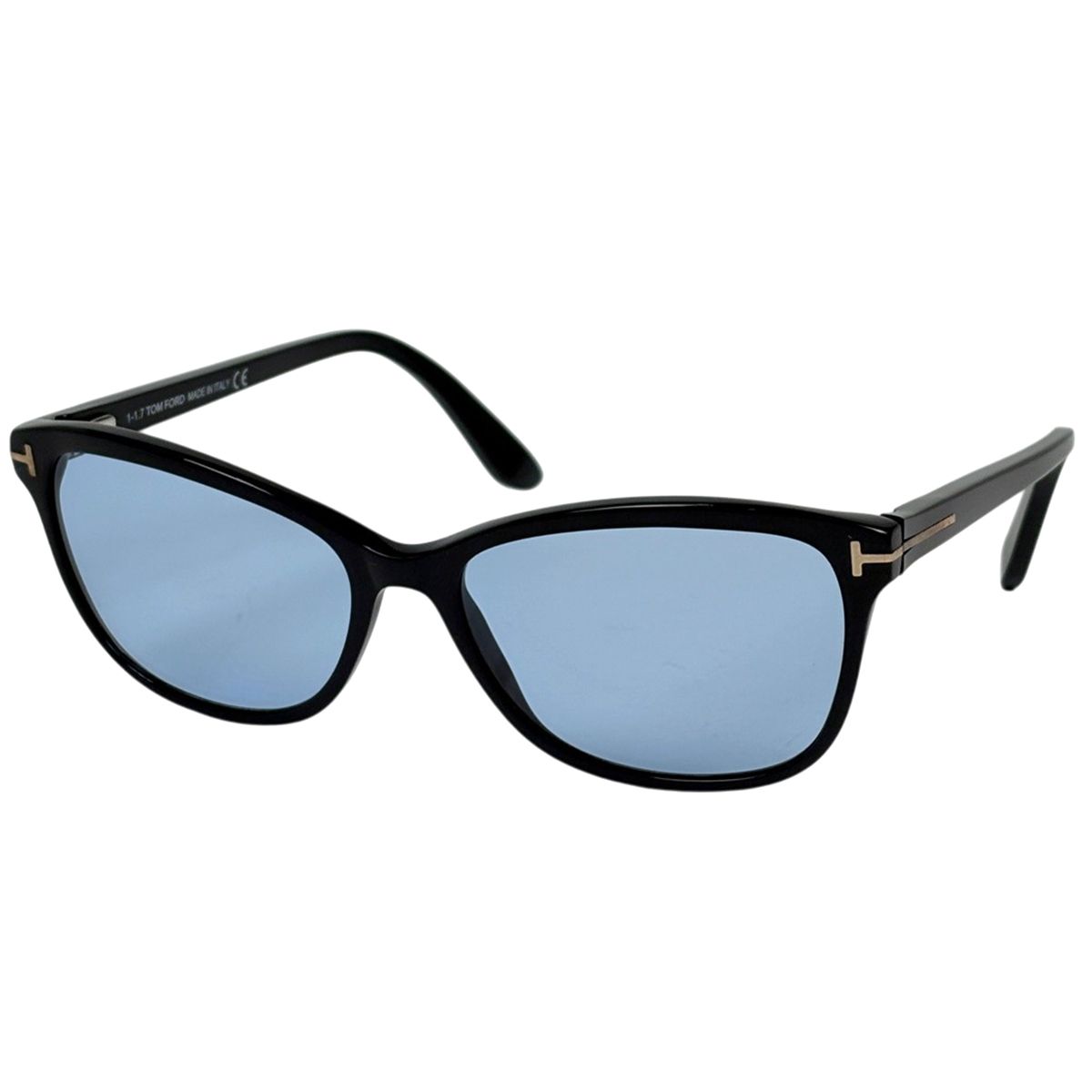 トムフォード TOM FORD ロゴ サングラス アイウェア プラスチック ブラック TF5404 レディース 【中古】