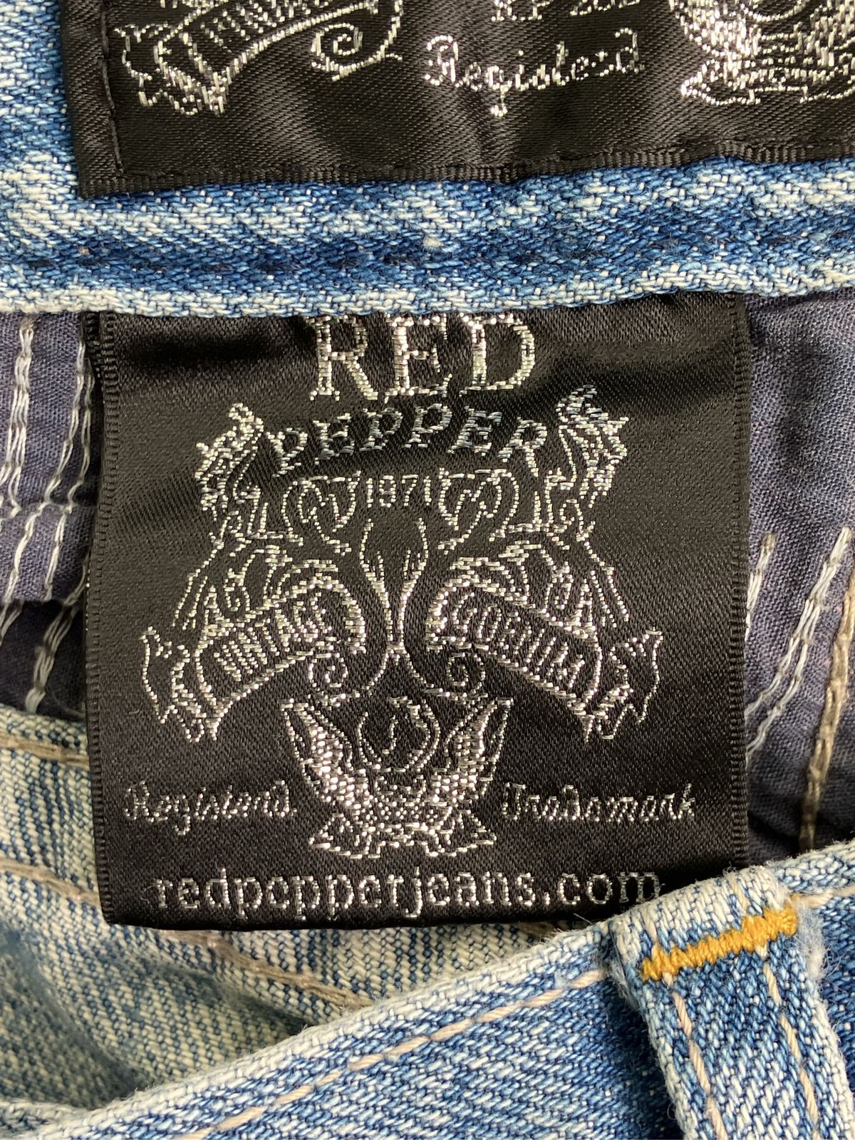 RED PEPPER レッドペッパー デニムパンツ 32 ブルー フルレングス RED PEPPER レッドペッパー デニムパンツ 32 ブルー フルレングス