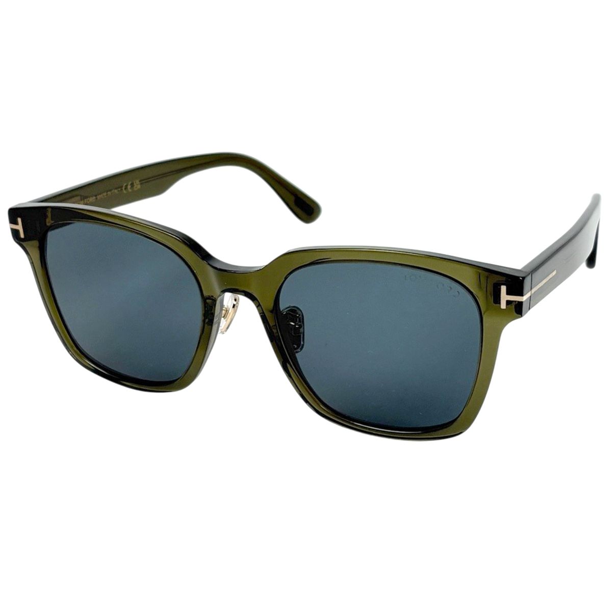 トムフォード TOM FORD ロゴ サングラス アイウェア プラスチック グリーン TF1239-K レディース 【中古】
