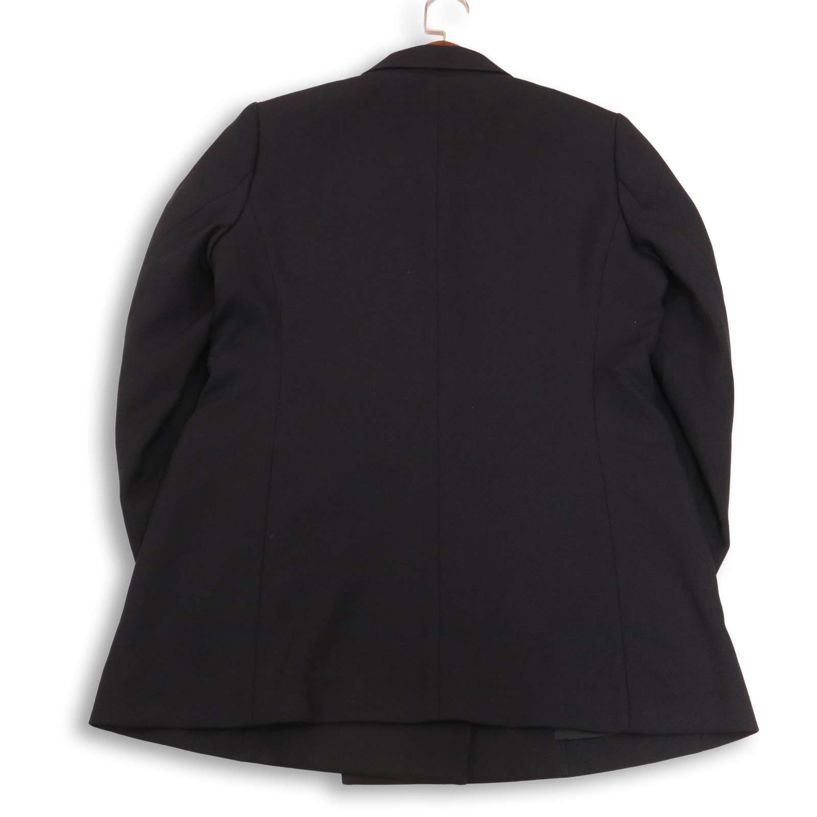 PLST プラステ 通年☆アンコン ダブル ジャケット Sz.L レディース 黒