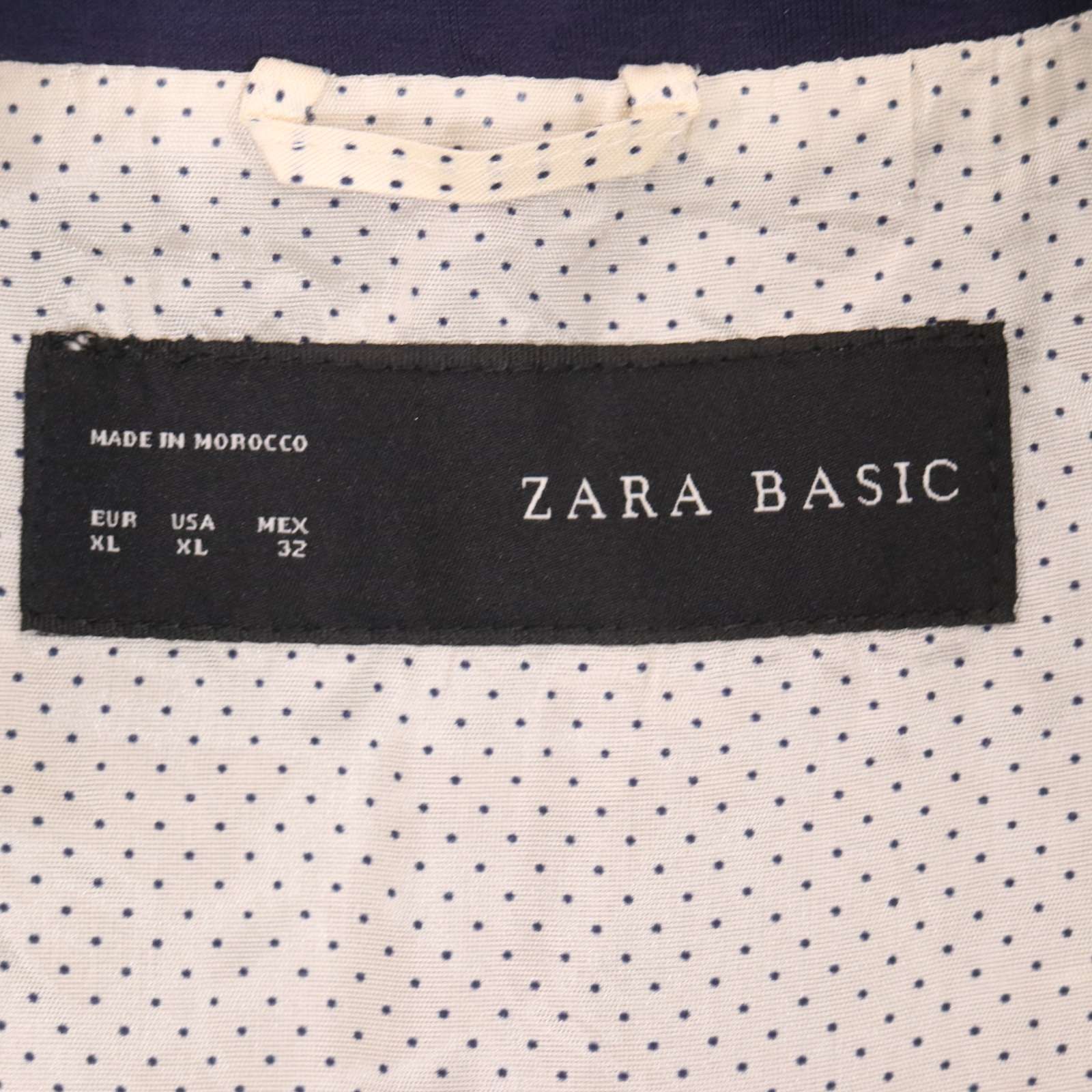 ZARA ザラ 通年☆ 総裏 テーラード ジャケット 大きいサイズ Sz.XL 