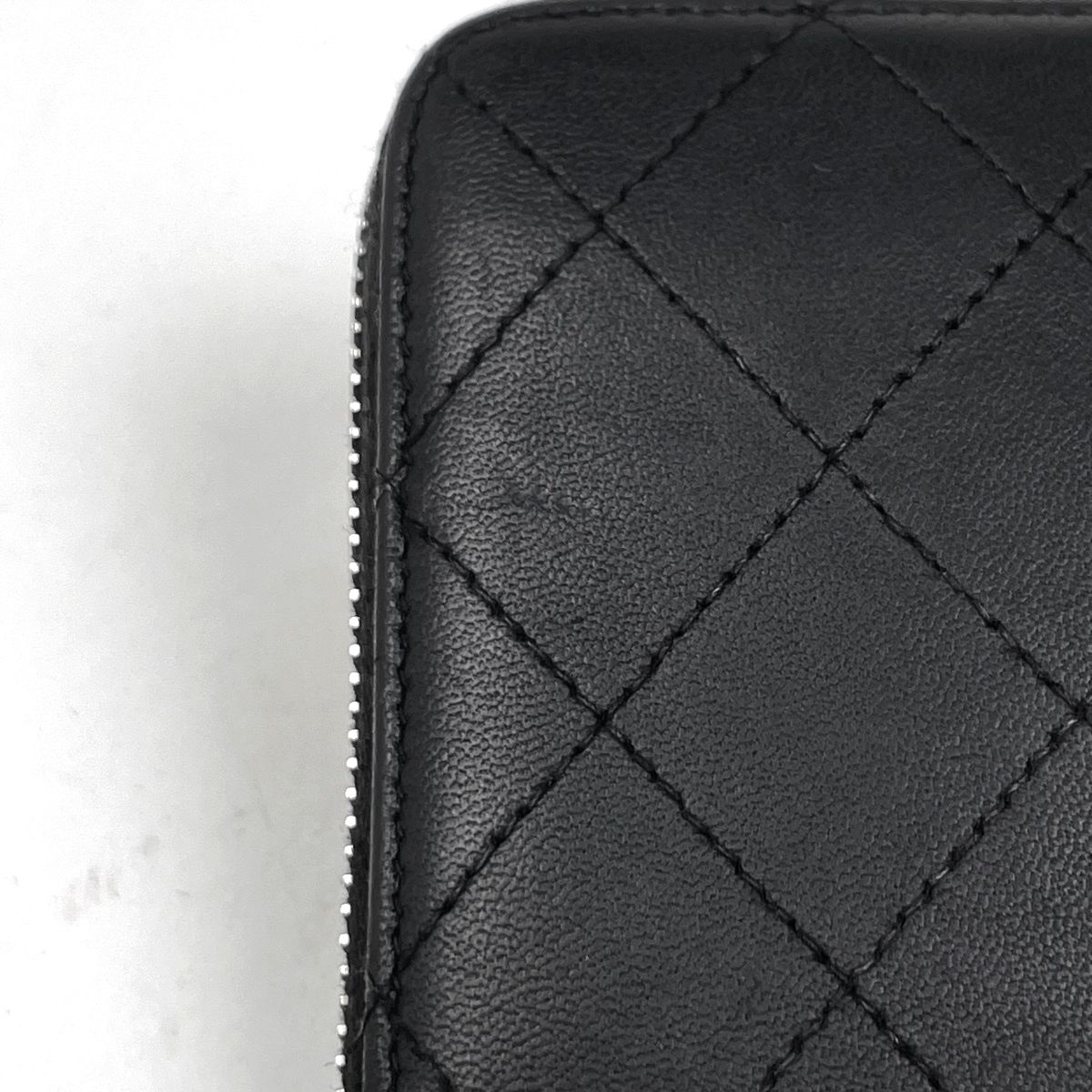 シャネル CHANEL ココマーク ラウンドファスナー 長財布 マトラッセ
