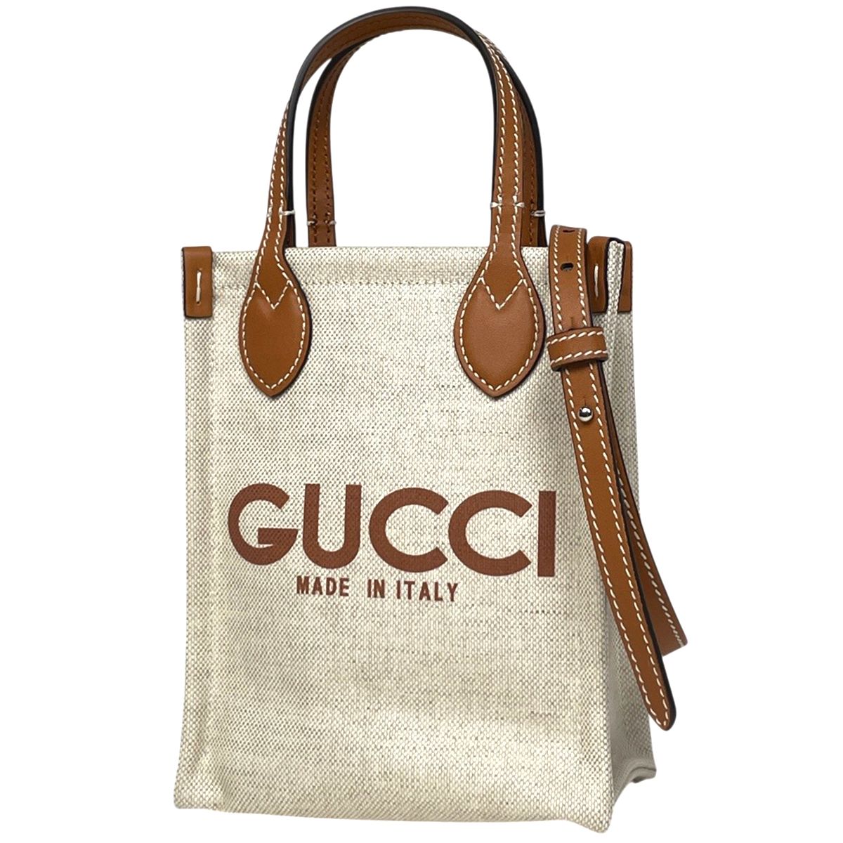 【最終値下げ】GUCCI ロゴ柄キャンバスハンドバッグ グッチ GUCCI ロゴ ハンドバッグ 2WAY キャンバス ベージュ ブラウン