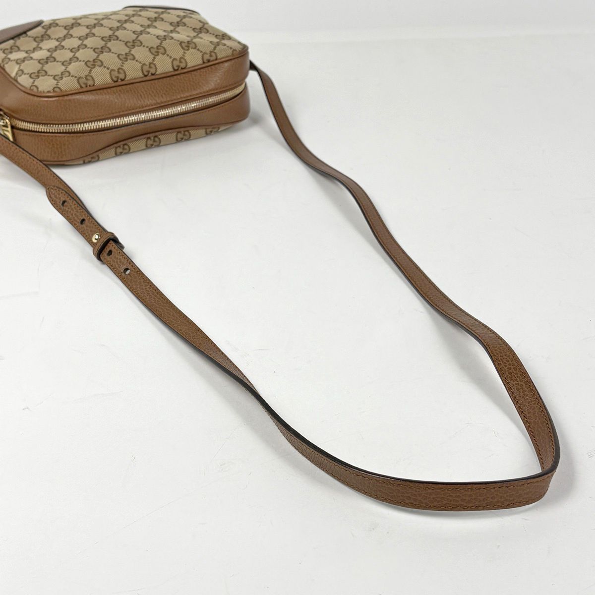 グッチ GUCCI GG柄 ショルダーバッグ GGキャンバス ブラウン 449413 