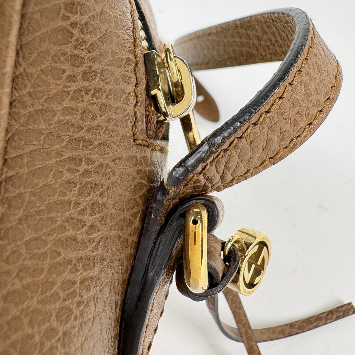 グッチ GUCCI GG柄 ショルダーバッグ GGキャンバス ブラウン 449413 