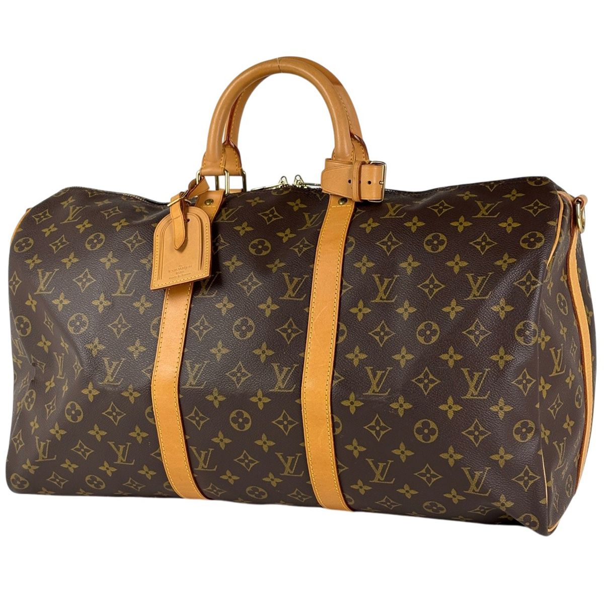 ルイ・ヴィトン Louis Vuitton キーポル バンドリエール50 ボストンバッグ モノグラム ブラウン M41416 レディース 【中古】