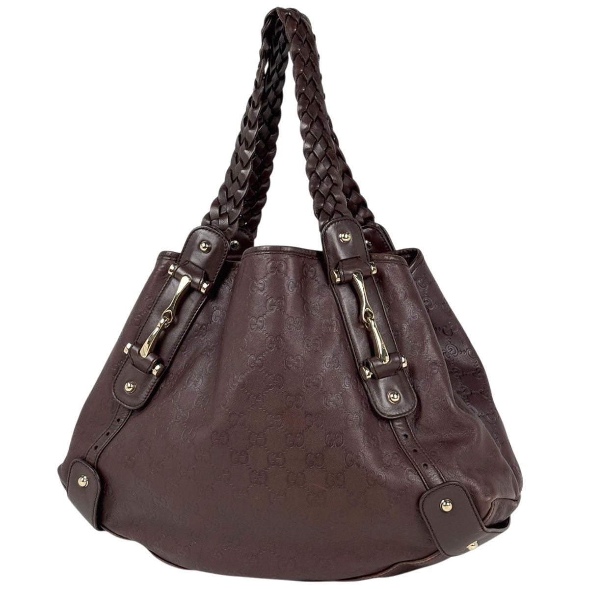 グッチ GUCCI グッチシマ トートバッグ ホースビット シマレザー 