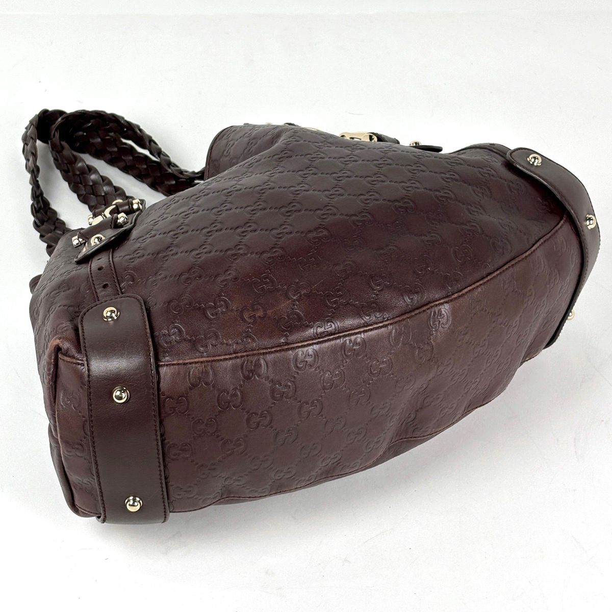 グッチ GUCCI グッチシマ トートバッグ ホースビット シマレザー 