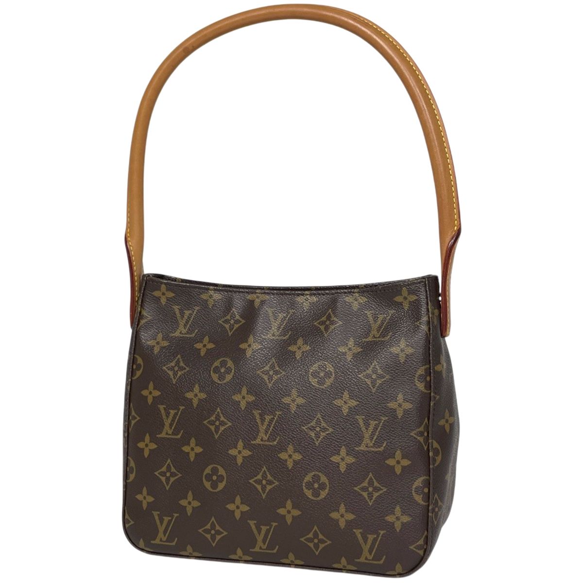 ルイ・ヴィトン Louis Vuitton ルーピングMM ワンショルダー ショルダーバッグ モノグラム ブラウン M51146 レディース 【中古】