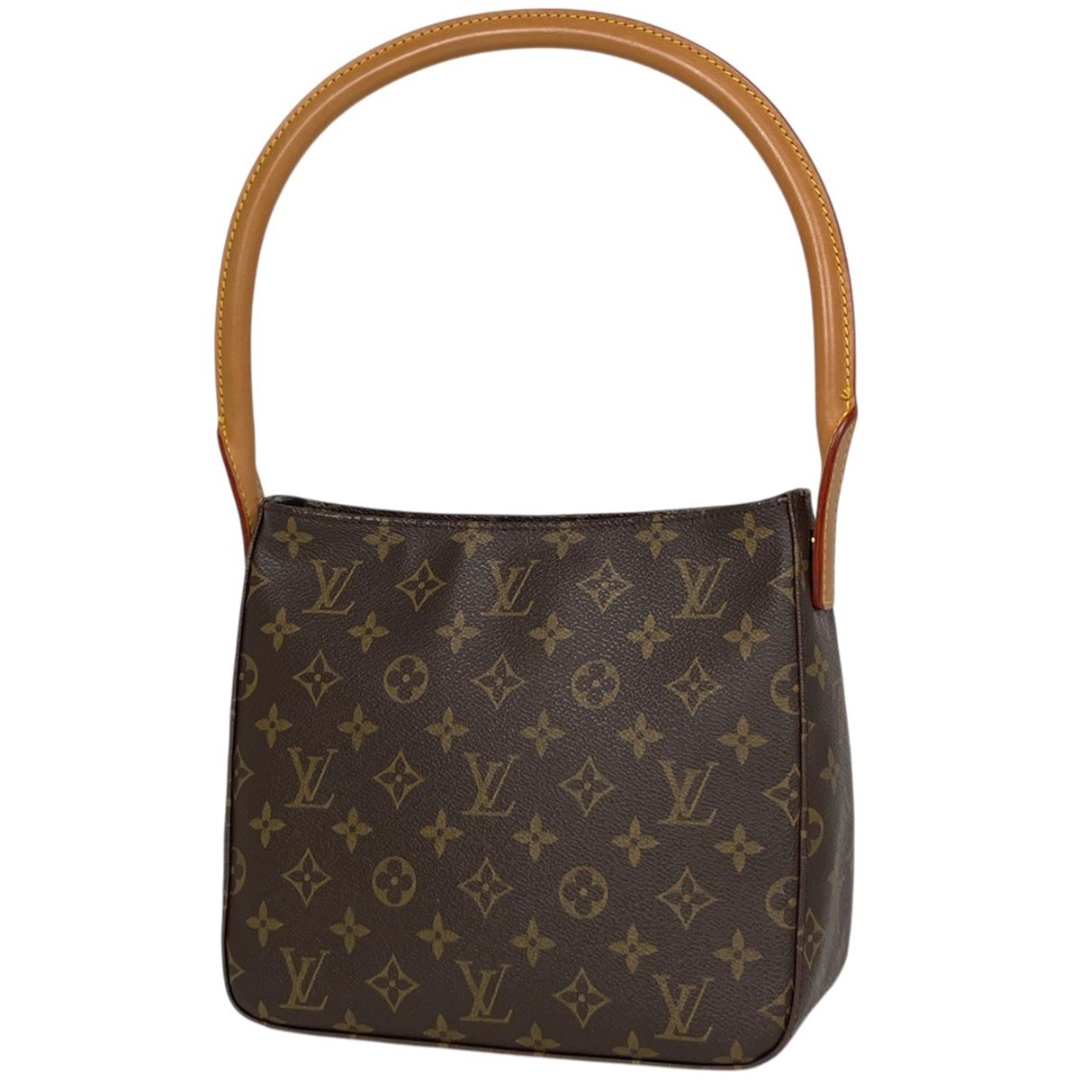 ルイ・ヴィトン Louis Vuitton ルーピングMM ワンショルダー ショルダーバッグ モノグラム ブラウン M51146 レディース 【中古】