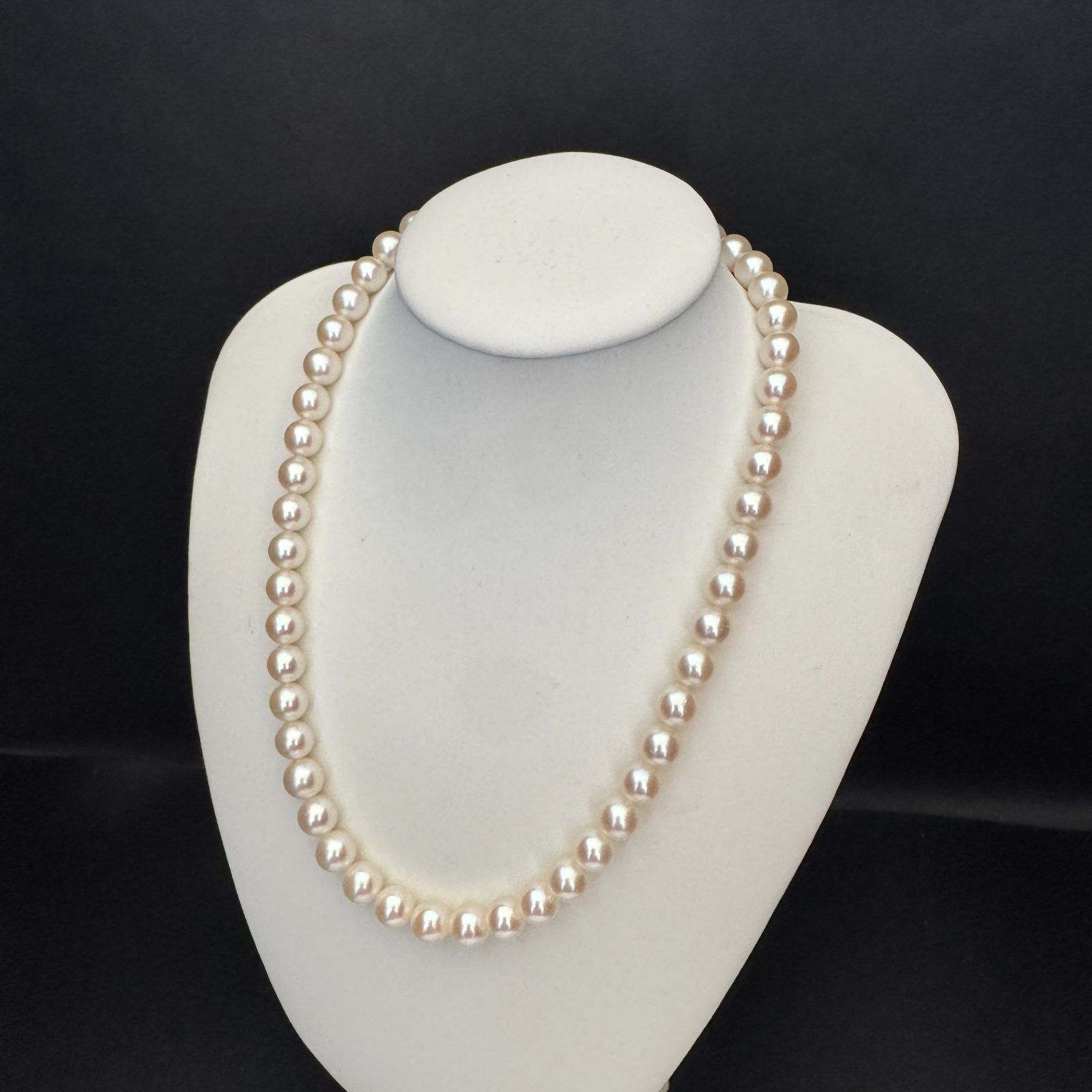 最高級/K14】 田崎真珠/TASAKI あこやパール ネックレス 約7.0-7.5mm