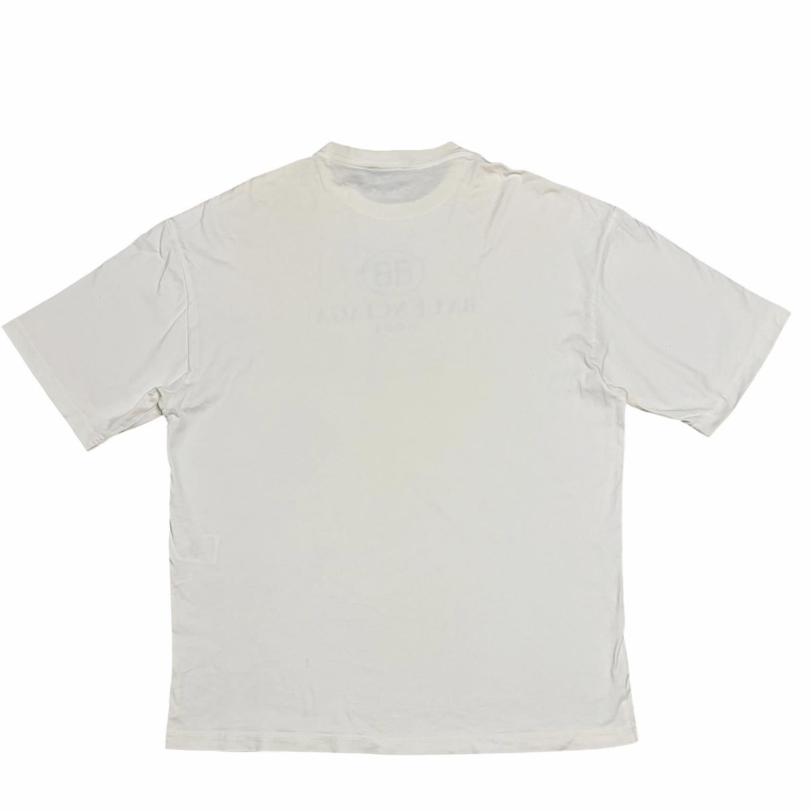 BALENCIAGA/XS /ホワイト /BBロゴTシャツ /型番556109 - メルカリ
