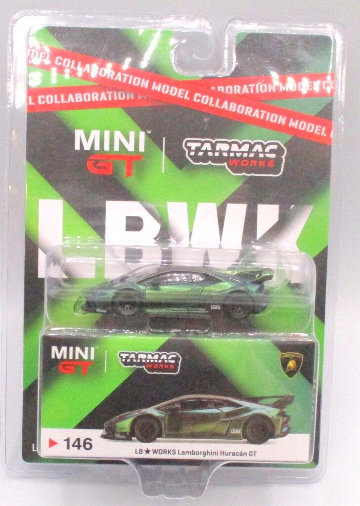 TSM MODEL 1/64MINI GT/Tarmac Works限定 LBWORKS ランボルギーニ ウラカン GT マジックグリーン(左ハンドル) 146