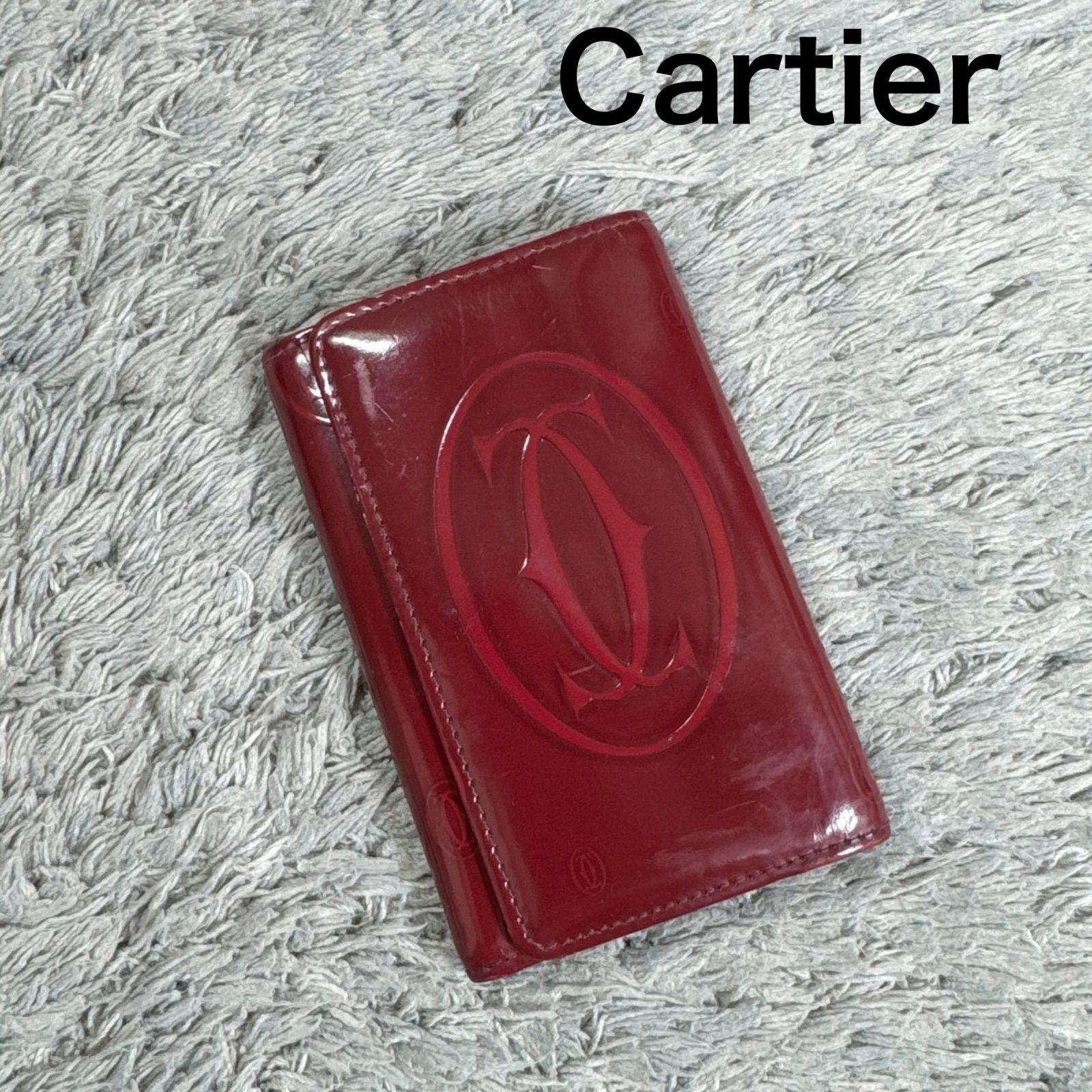 【箱付き】Cartier カルティエ ハッピーバースデー 6連 キーケース Cartier カルティエ ハッピーバースデー 6連 キーケース エナメル