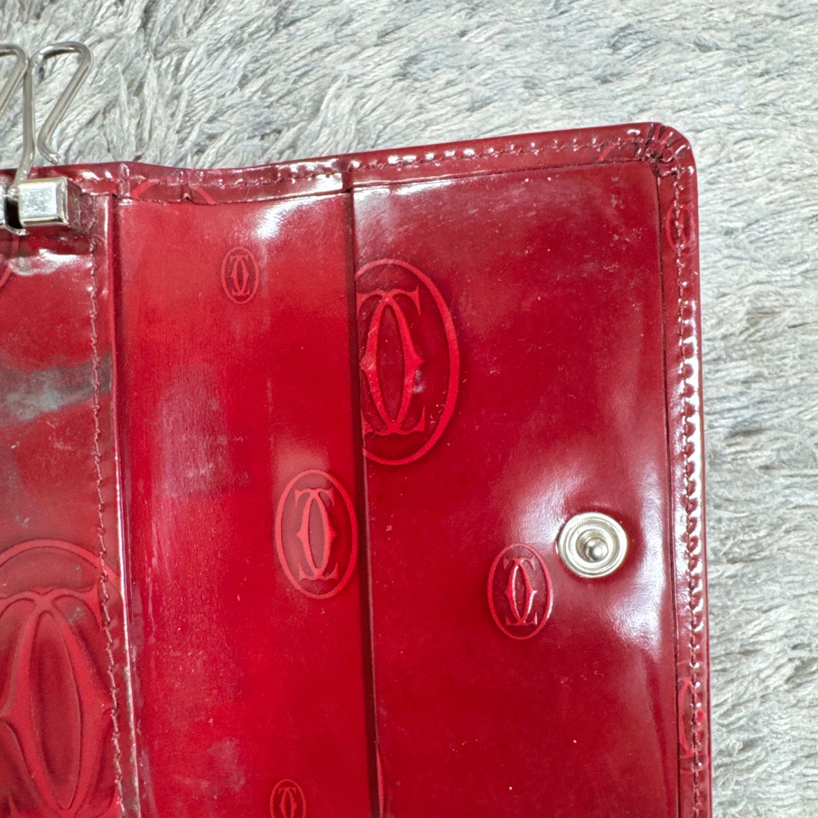Cartier カルティエ ハッピーバースデー 6連 キーケース エナメル