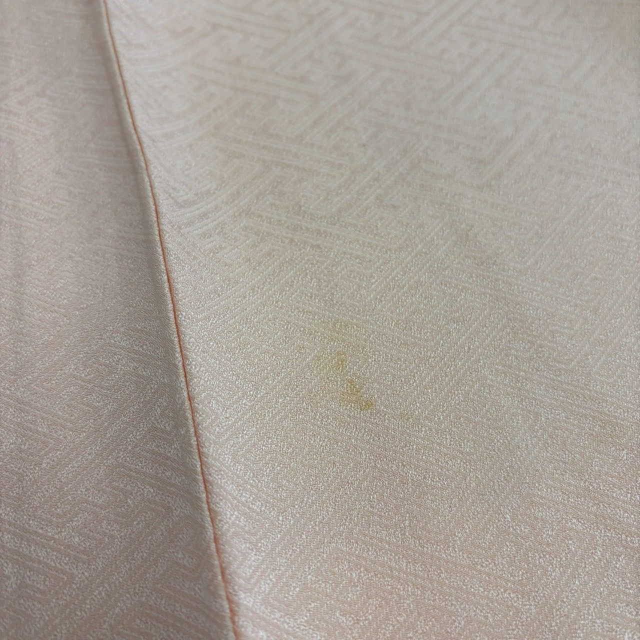 付下げ 刺繍 絞り 紋無し 紗綾形の地模様 訪問着 正絹 着物 MK-962