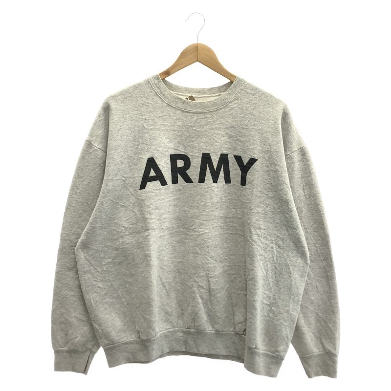 【中古】00s ARMY スウェット グレー サイズ表記なし[91]