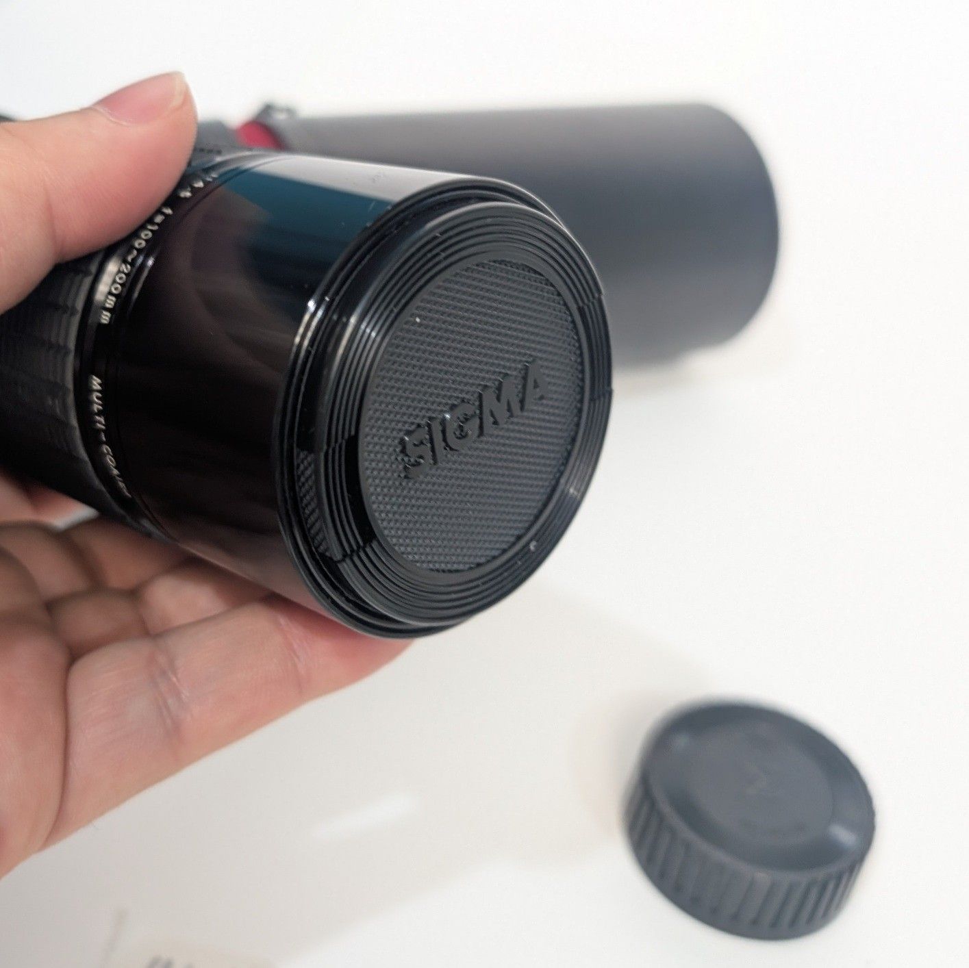 SIGMA ズームレンズとケース SIGMA シグマ ZOOM MULTI-COATED 100-200mm F4.5 MACRO MINOLTA用