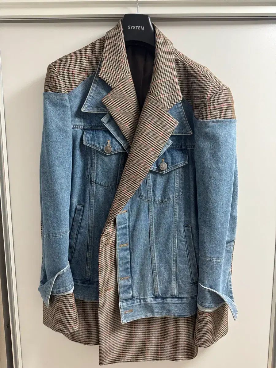 システムオム パリコレクション チェック柄 ジャケット