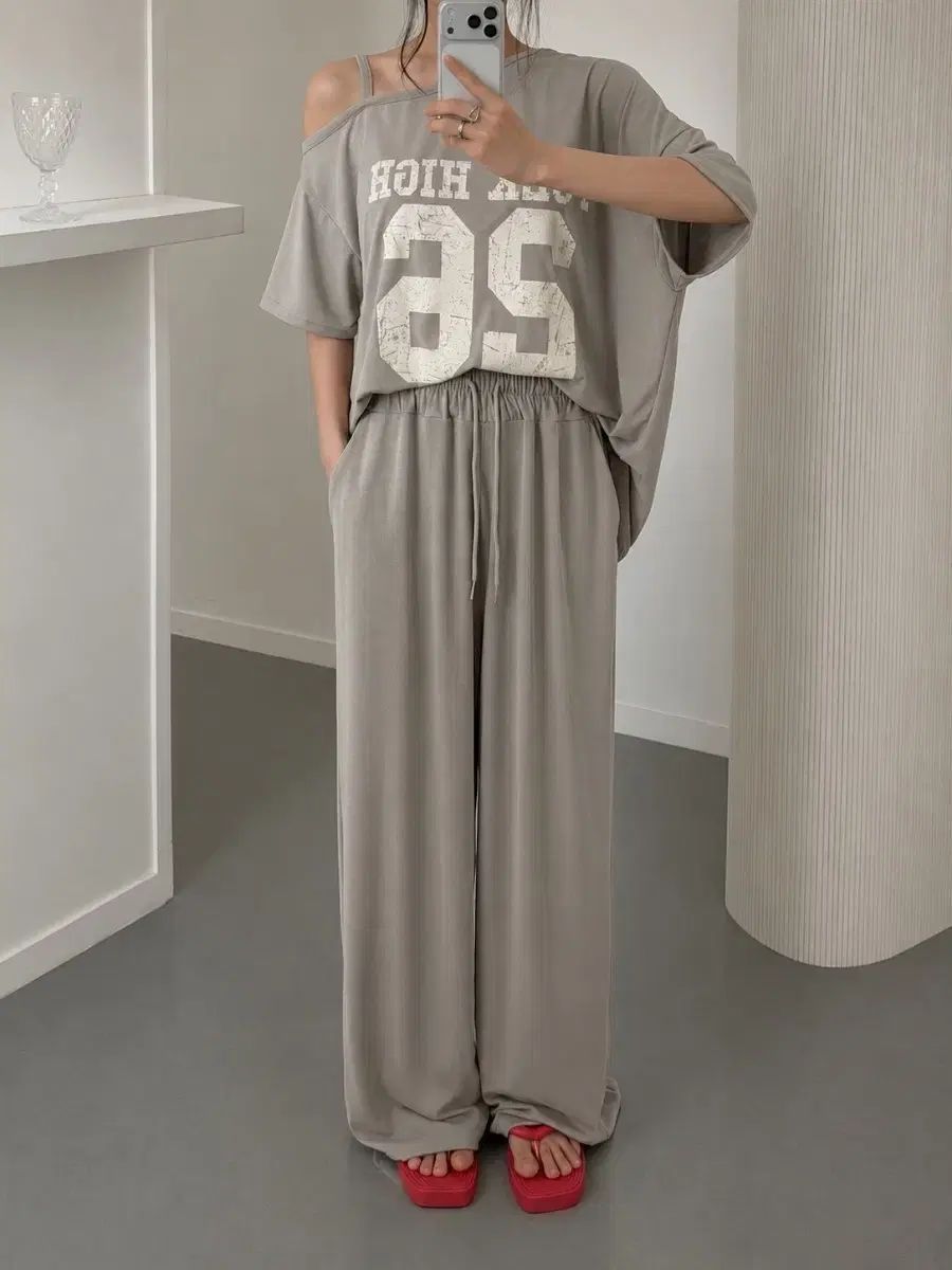 半袖T ワイドパンツ セット