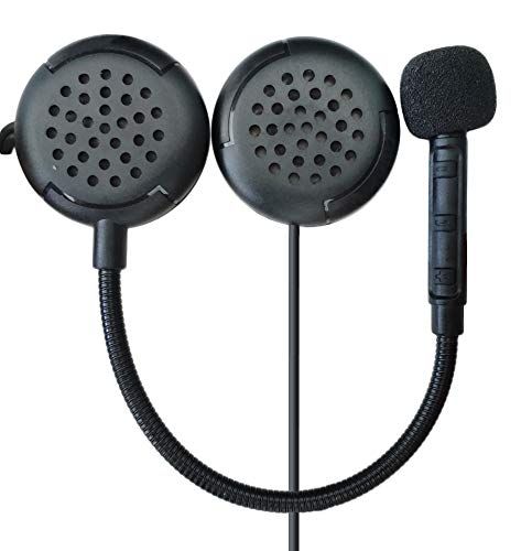 【最先端Bluetooth5.2 薄型 低音強化】 ニコマク 新版 バイク インカム イヤホン マイク ヘルメット ヘッドセット M1 ブルートゥース5.2 技適認証取得済 ハンズフリー 自動応答 オートバイ スピーカー マイク付き 音楽/音声コントロール★m