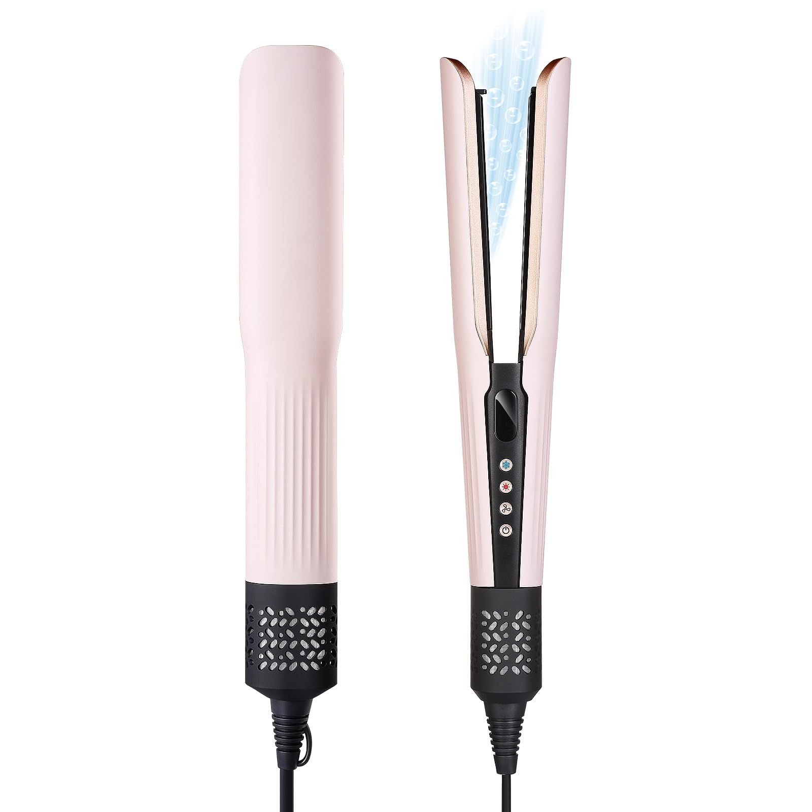 KEYNICE　大風量　ヘアストレートドライヤー 新品】KEYNICE ドライヤー ストレート ヘアアイロン 2in1 【濡れ髪から