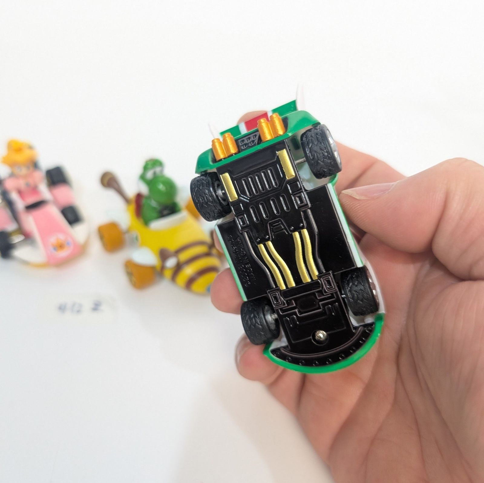 マリオカート プリンセスピーチ ヨッシー カートフィギュア 3台セット 
