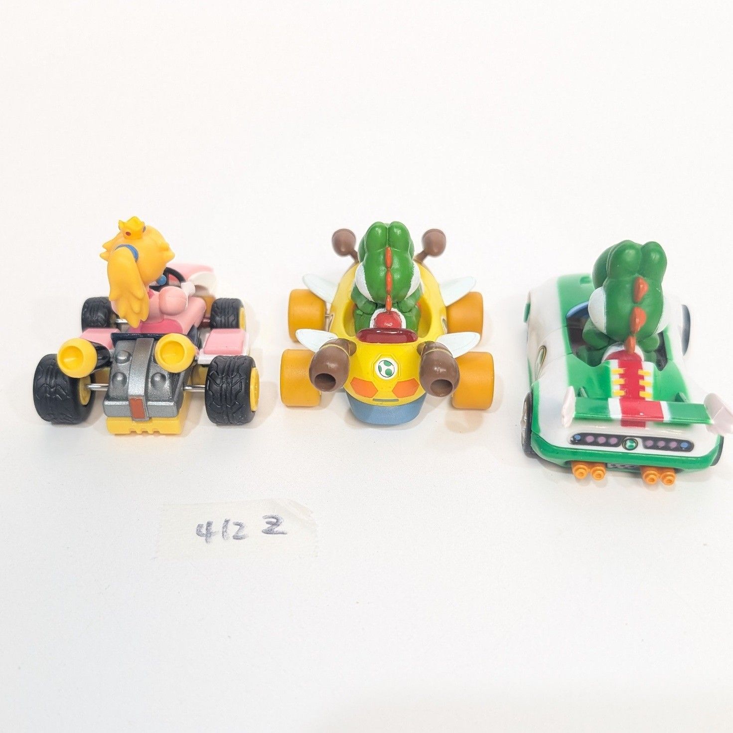 マリオカート プリンセスピーチ ヨッシー カートフィギュア 3台セット 