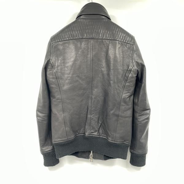 【中古】AKM リブレザーブルゾン サイズS MCB-123 ブラック エーケーエム[17][240017770568] 中古】AKM リブレザーブルゾン サイズS MCB-123 ブラック エーケーエム