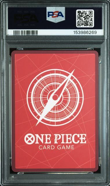 PSA10】モンキー・D・ルフィ(L){赤}〈ST21-001〉[BASE SHOPリミテッド