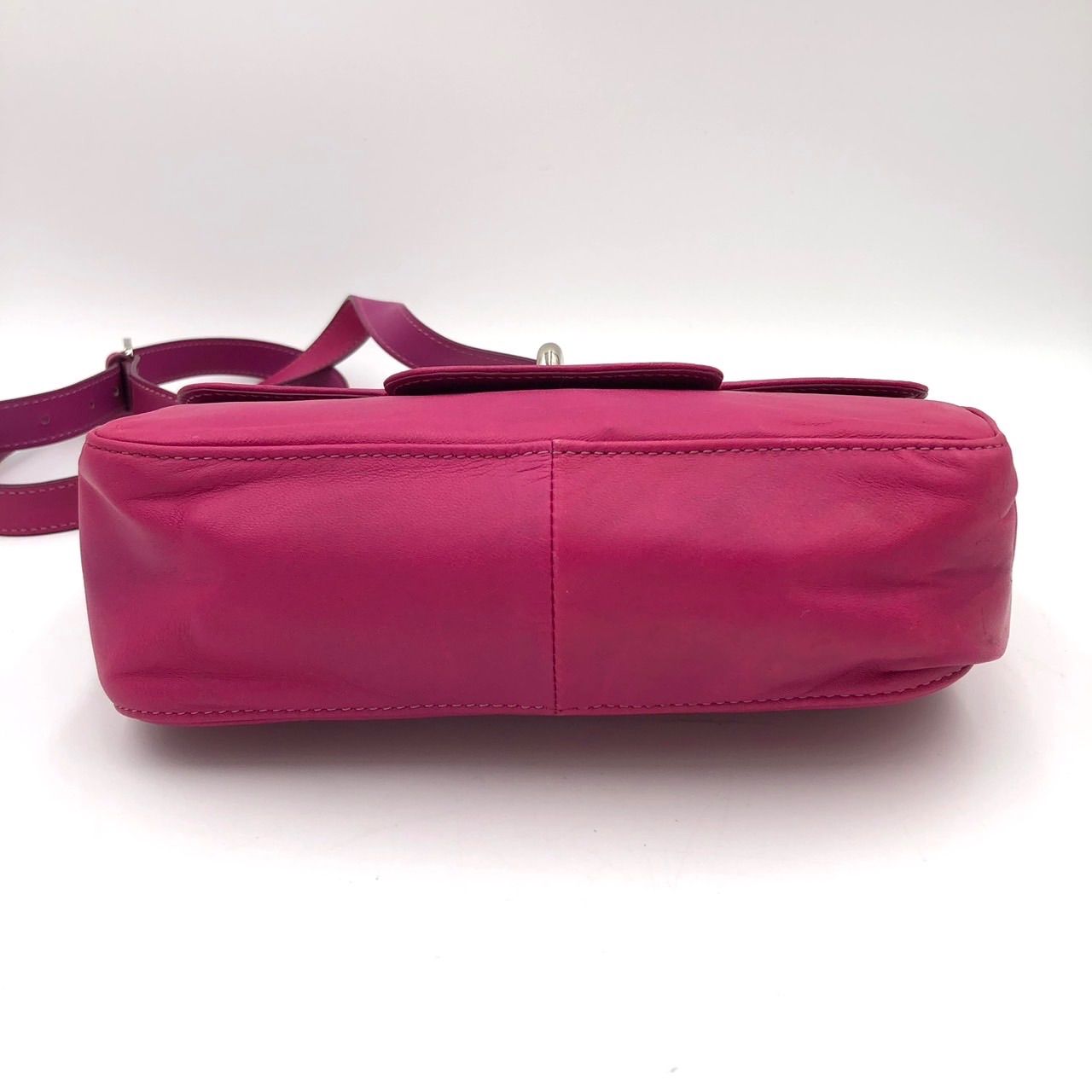 ロンシャン LONGCHAMP ショルダーバッグ 斜めがけ レザー ピンク 