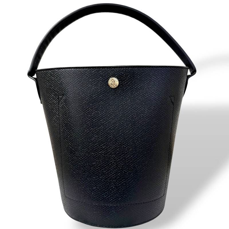 美品　ロンシャン　エピュレ　S　トートバッグ　レザー　ブラック　♯2578 美品☆LONGCHAMP ロンシャン☆エピュレ S トートバッグ ハンドバッグ