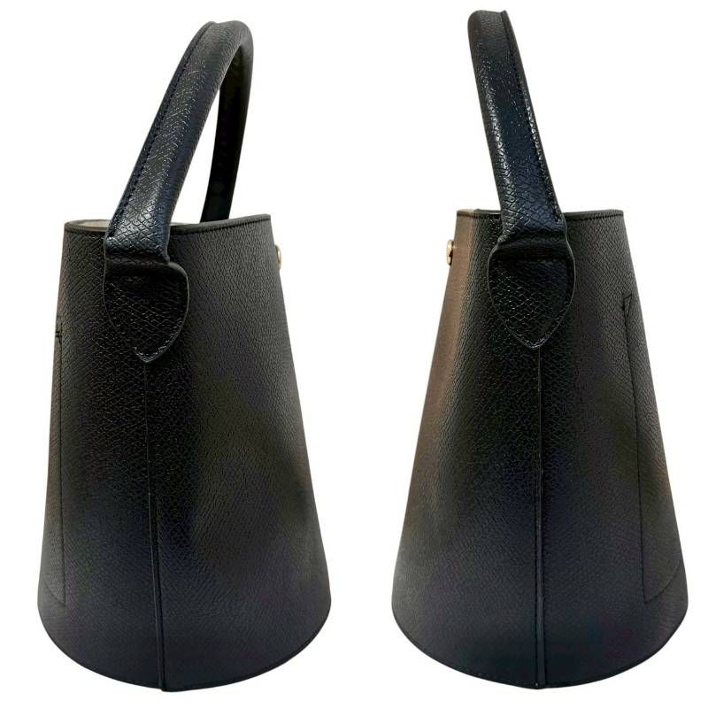 美品　ロンシャン　エピュレ　S　トートバッグ　レザー　ブラック　♯2578 美品☆LONGCHAMP ロンシャン☆エピュレ S トートバッグ ハンドバッグ