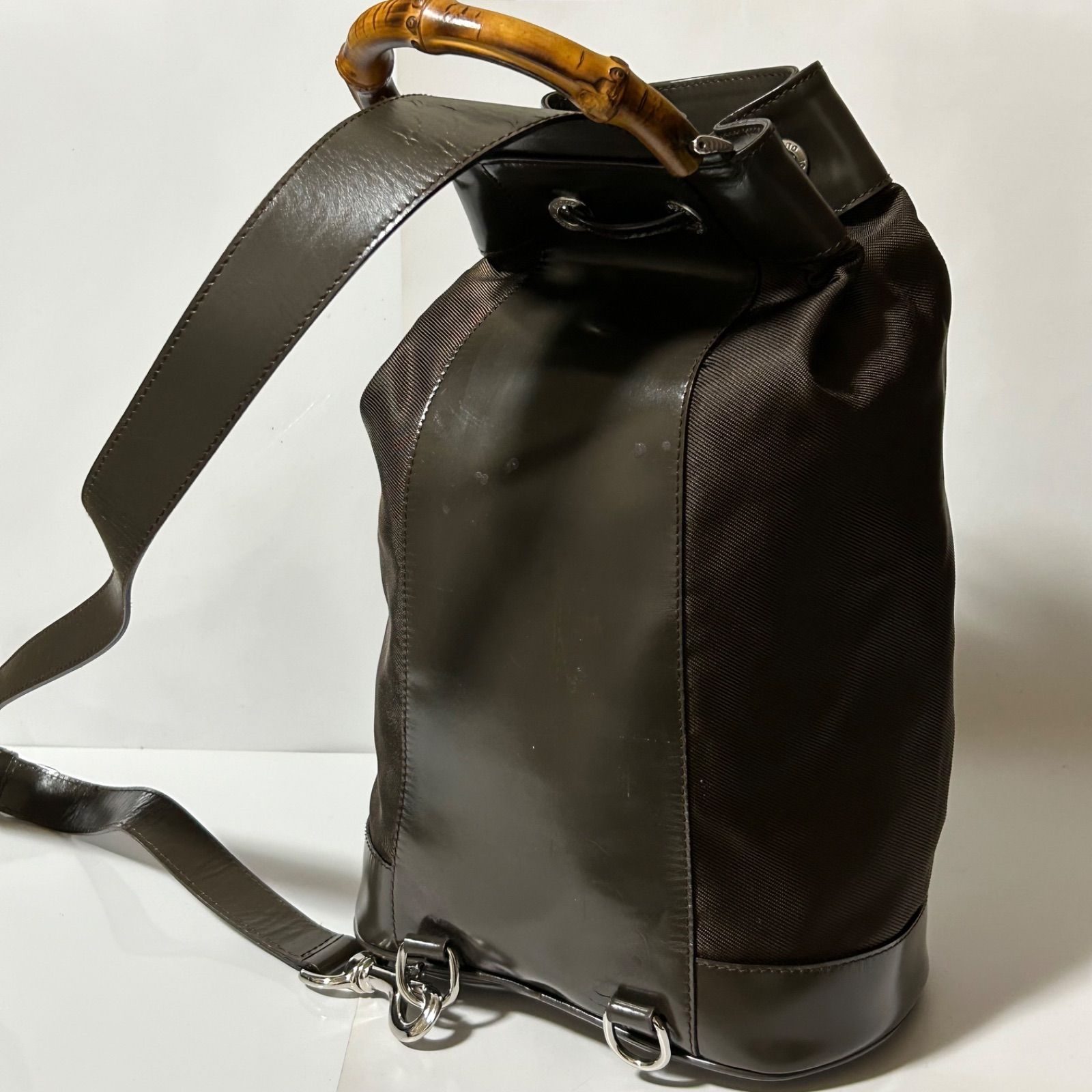 GUCCI バンブー 003-2113-0036 2way ショルダーバッグ ハンドバッグ 