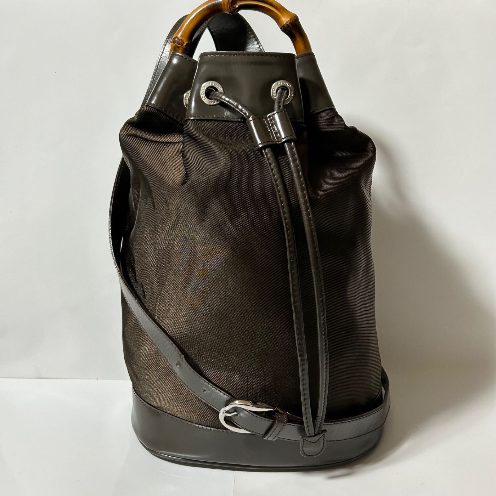 GUCCI バンブー 003-2113-0036 2way ショルダーバッグ ハンドバッグ 