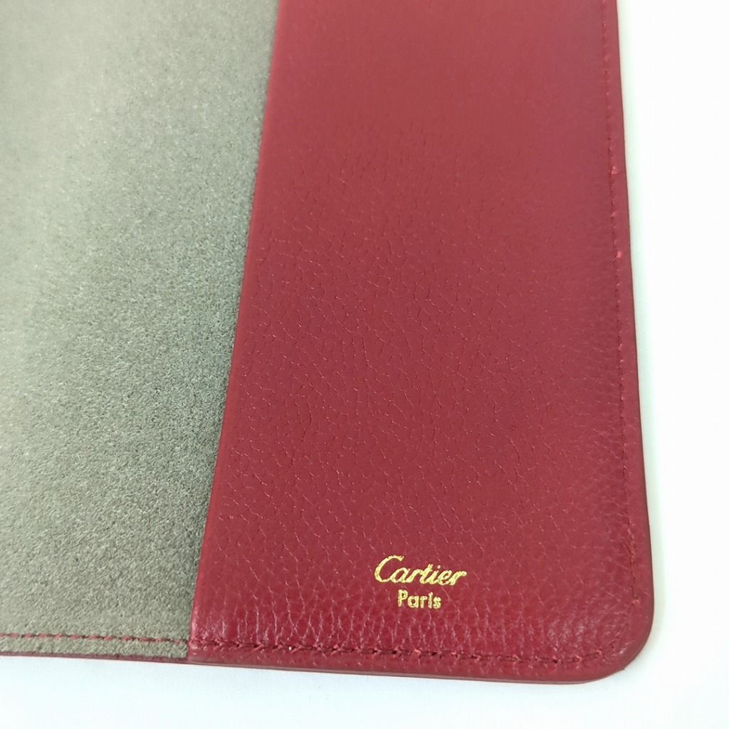 カルティエ 本革ブックカバー＆ノートセット ブックカバー 手帳カバー