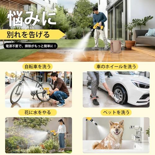 ☆新品☆高圧洗浄機【2026年新登場・軽量版・コードレス・9MPa
