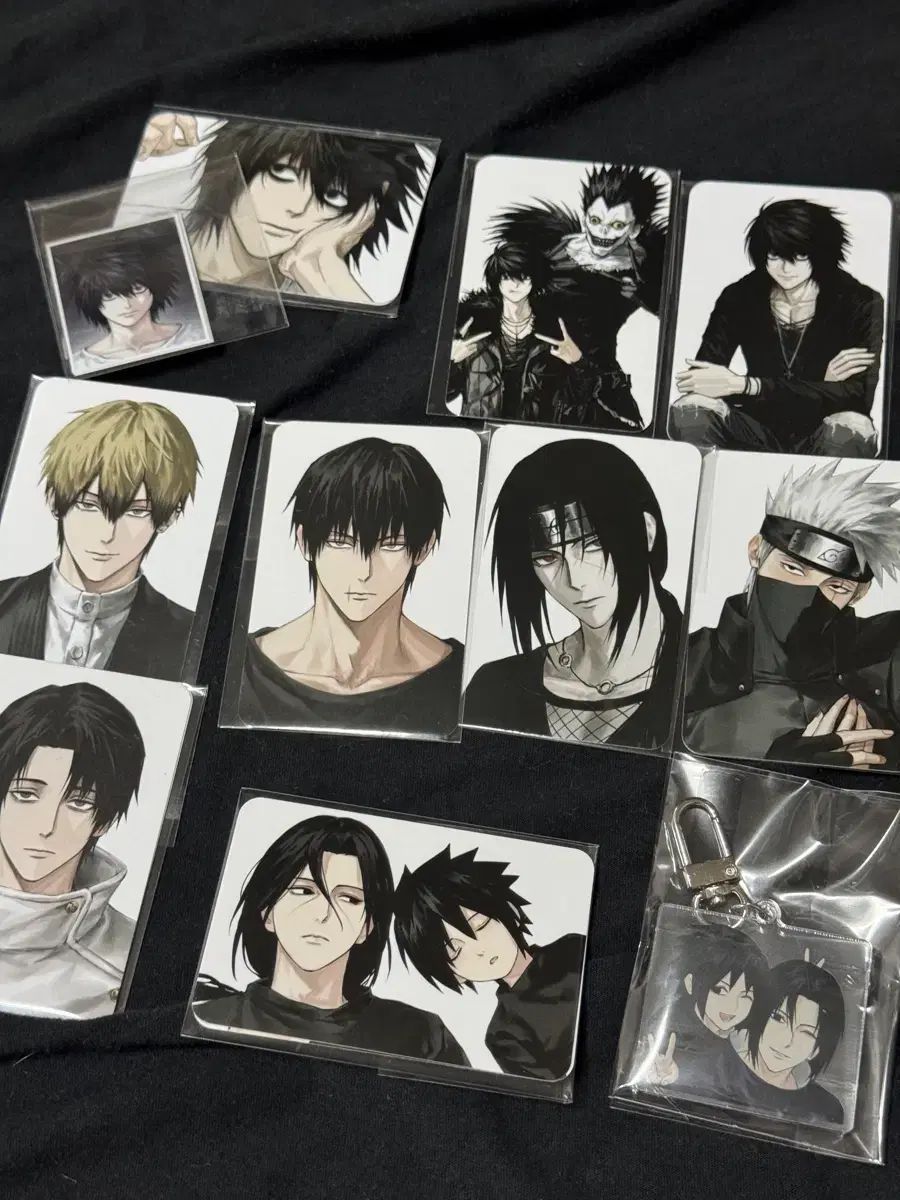 ソー 様 甚爾 ナオヤ DEATH NOTE(デスノート) エル NARUTO -ナルト- イタチ カカシ うちは サスケ トレカ キーホルダー