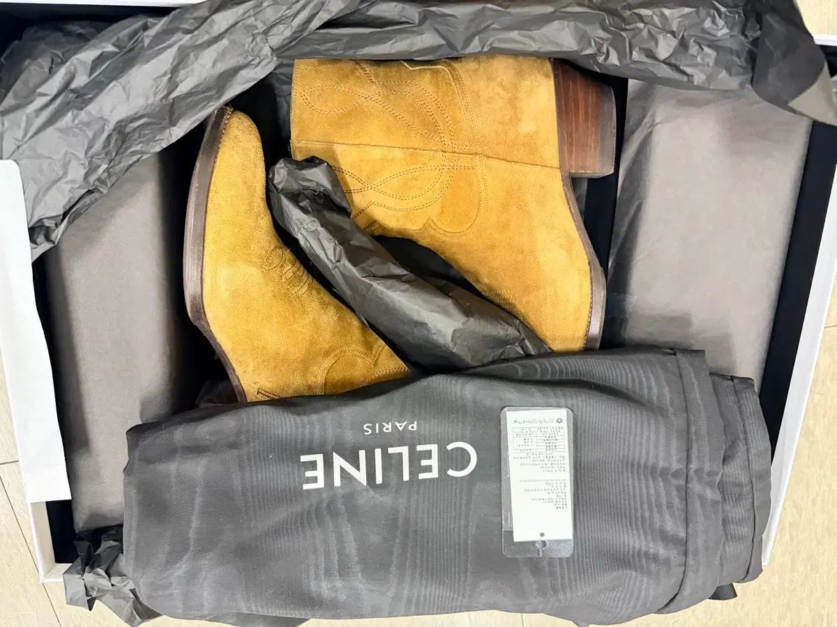 Celine セリーヌ スウェード ウェスタン ブーツ