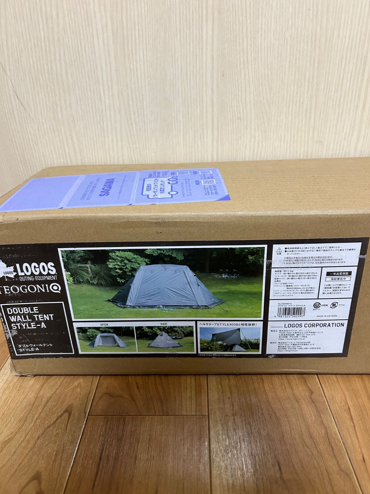 新品 LOGOS TEOGONIQ コラボ ダブルウォールテント STYLE-A 新品 LOGOS TEOGONIQ コラボ ダブルウォールテント STYLE-A 1-2人用