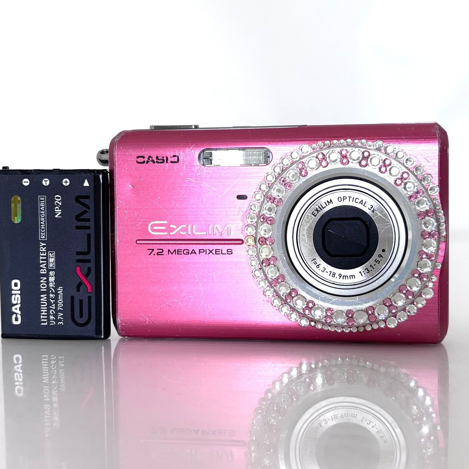 カシオ】CASIO EXILIM EX-Z75 ピンク バッテリー付 #T4522 - メルカリ