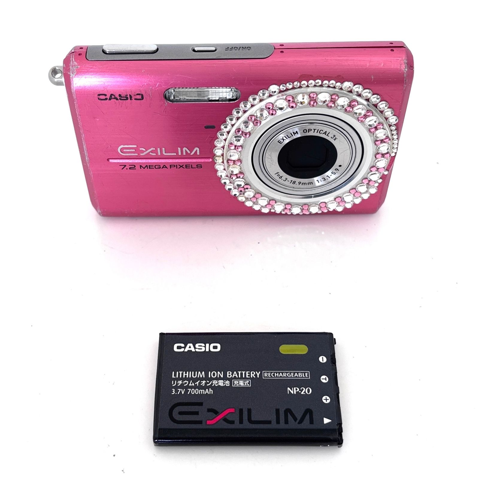 カシオ】CASIO EXILIM EX-Z75 ピンク バッテリー付 #T4522 - メルカリ